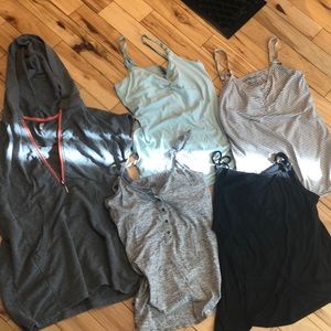 Lot of 5 nursing tops